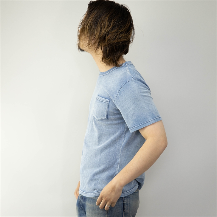 インディゴポケ付Tシャツ | メンズファッション・アパレルの卸・仕れなら佐藤正 WEB-OROSHIへ