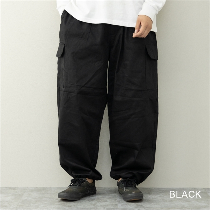 ストレッチミリタリーワイドカーゴパンツ | メンズファッション ...