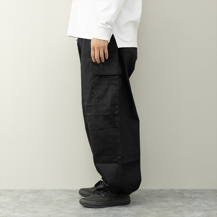 ストレッチミリタリーワイドカーゴパンツ | メンズファッション ...
